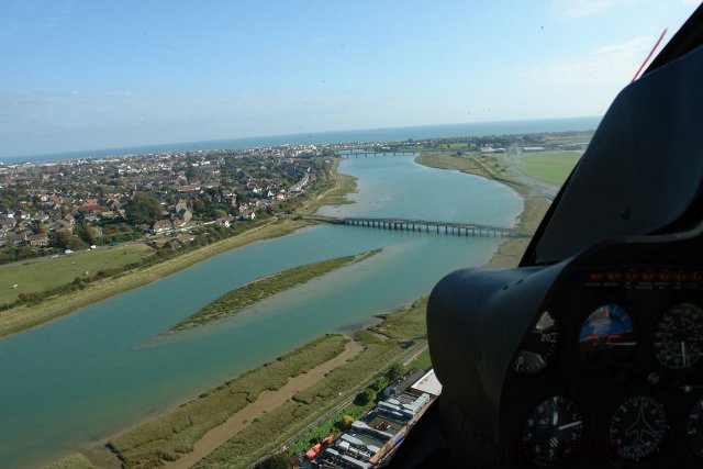 Helicopter near Shoreham